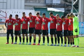 Players of FC Karpaty (Lviv)