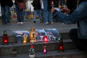 Action for the Day of Remembrance and Reminder of the Fallen, Prisoners of War and Missing Defenders of Ukraine on Independence Square in Kyiv