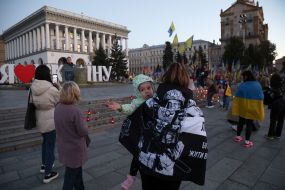 Action for the Day of Remembrance and Reminder of the Fallen, Prisoners of War and Missing Defenders of Ukraine on Independence Square in Kyiv