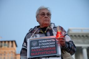 Action for the Day of Remembrance and Reminder of the Fallen, Prisoners of War and Missing Defenders of Ukraine on Independence Square in Kyiv