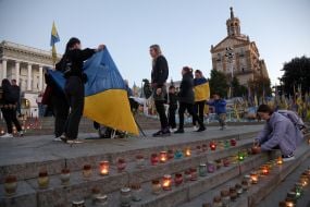 Action for the Day of Remembrance and Reminder of the Fallen, Prisoners of War and Missing Defenders of Ukraine on Independence Square in Kyiv