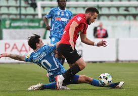 Игровой момент матча