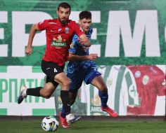 Игровой момент матча