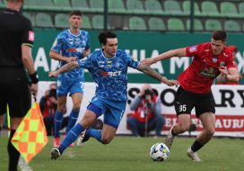 Игровой момент матча