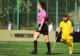Match of the 4th round of the Ukrainian Indoor Football Championship at the Bosko-Arena stadium in Lviv