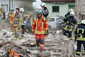 Consequences of the shelling in the village of Lapaivka