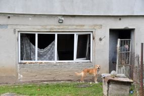 Наслідки обстрілу в селі Лапаївка