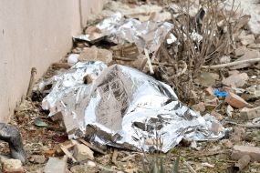 Consequences of the shelling in the village of Lapaivka