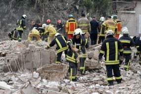 Наслідки обстрілу в селі Лапаївка