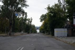 Mobile shelter in Kherson