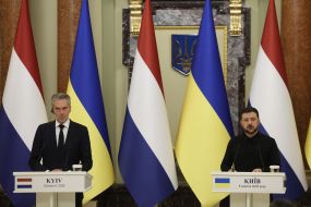 Volodymyr Zelenskyy and Dick Schoof