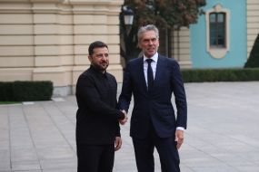 Volodymyr Zelenskyy and Dick Schoof