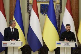 Volodymyr Zelenskyy and Dick Schoof