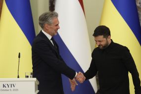 Volodymyr Zelenskyy and Dick Schoof