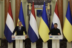 Volodymyr Zelenskyy and Dick Schoof