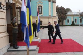 Volodymyr Zelenskyy and Dick Schoof