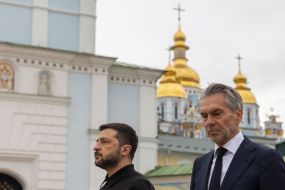 Volodymyr Zelenskyy and Dick Schoof