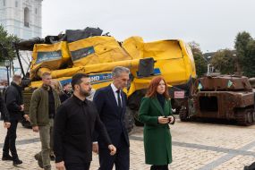 Volodymyr Zelenskyy and Dick Schoof