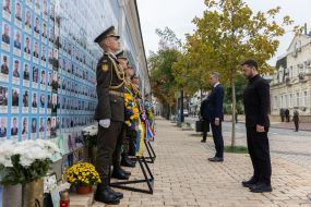 Volodymyr Zelenskyy and Dick Schoof