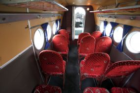 The interior of a rare passenger plane An-2