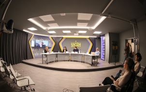 Anna Vlasyuk, Iryna Mudra, Mykola Yurlov and Inna Popovych