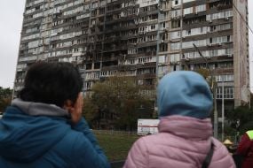 Последствия обстрела Киева