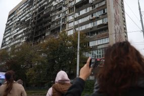 Последствия обстрела Киева