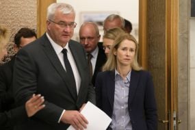 Andriy Sybiga and Kaia Kallas