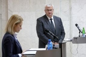 Andriy Sybiga and Kaia Kallas