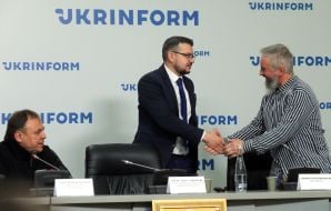 Alexey Sheremetyev, Oleksandr Alferov and Andriy Komarnytskyi