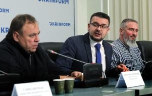 Alexey Sheremetyev, Oleksandr Alferov and Andriy Komarnytskyi