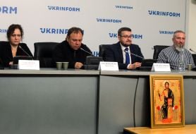 Hanna Sherman, Alexey Sheremetyev, Oleksandr Alferov and Andriy Komarnytskyi