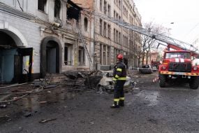 Последствия обстрела Харькова