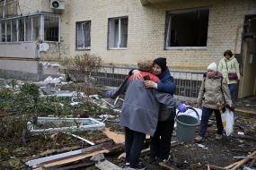 Последствия обстрела Киева