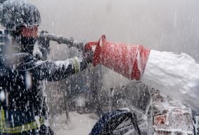 Elimination of the consequences of KAB strikes on a civilian automobile enterprise in Kharkiv