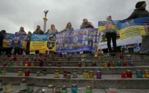 Акция в поддержку пленных и пропавших без вести военных