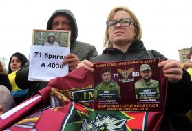 Акция в поддержку пленных и пропавших без вести военных