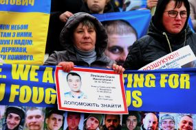 Акция в поддержку пленных и пропавших без вести военных