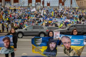 Акция в поддержку пленных и пропавших без вести военных