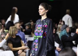 A fashion show by designer Olesia Gryn