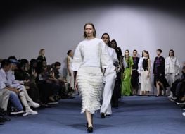 A fashion show by designer Olesia Gryn