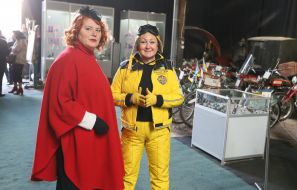 Women in retro clothes