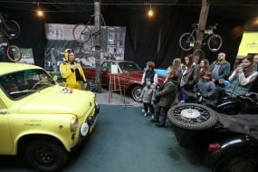 Exhibition of unique retro technology on the occasion of the Day of the Motorist and Road Worker at the Retro Garage Technology Museum in Lviv