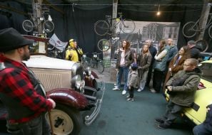 Exhibition of unique retro technology on the occasion of the Day of the Motorist and Road Worker at the Retro Garage Technology Museum in Lviv