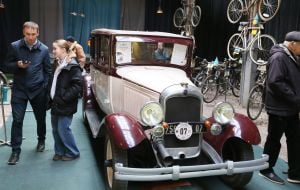 Exhibition of unique retro technology on the occasion of the Day of the Motorist and Road Worker at the Retro Garage Technology Museum in Lviv