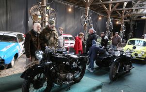 Exhibition of unique retro technology on the occasion of the Day of the Motorist and Road Worker at the Retro Garage Technology Museum in Lviv