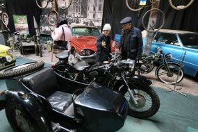 Exhibition of unique retro technology on the occasion of the Day of the Motorist and Road Worker at the Retro Garage Technology Museum in Lviv