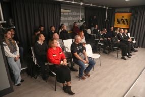 Press conference participants