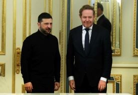 Volodymyr Zelenskyy, David van Weel