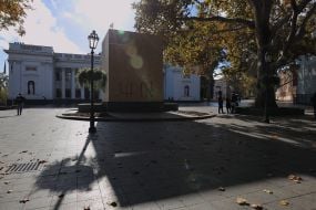 Пам'ятник Пушкіну закрили фанерою в Одесі